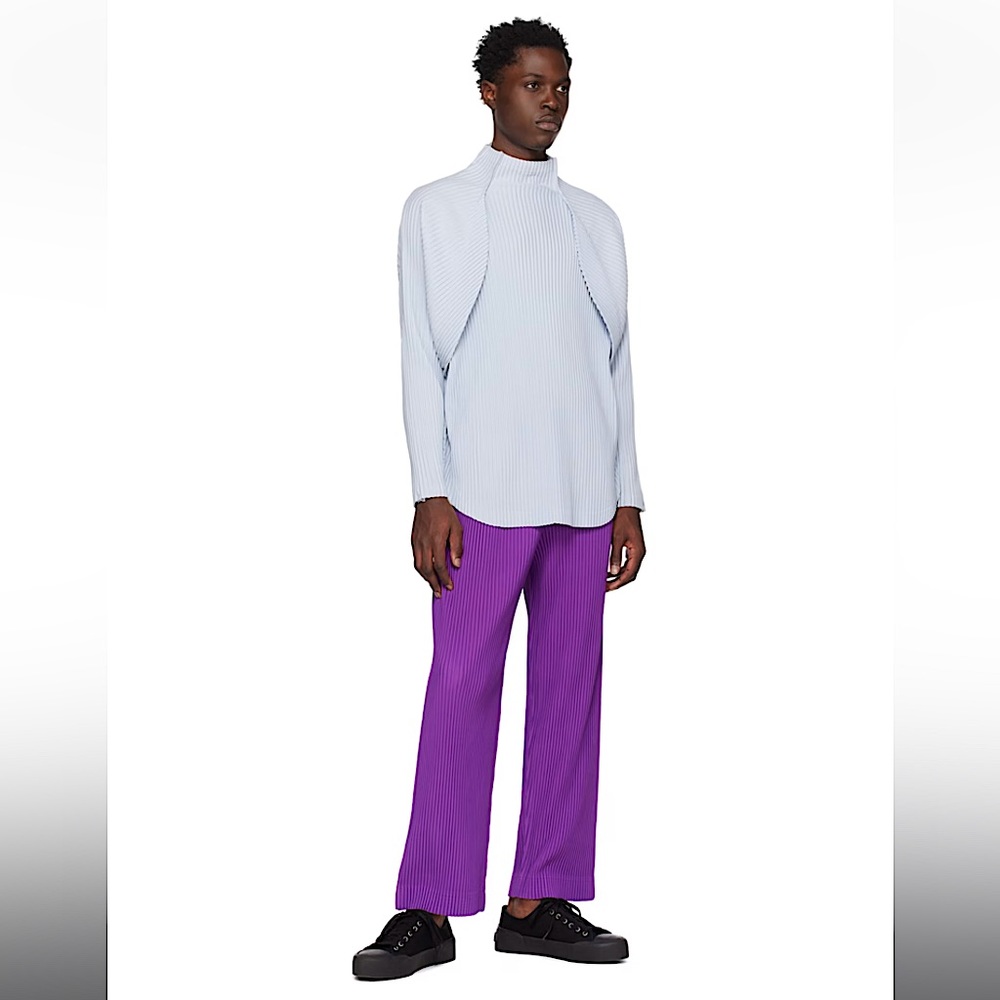 Issey Miyake Purple Men's Pants